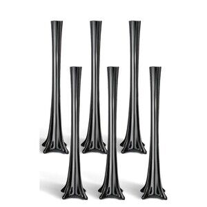 Roshtia 6 Pcs Eiffel Tower Vase Bulk 16 Inch Flute Vases